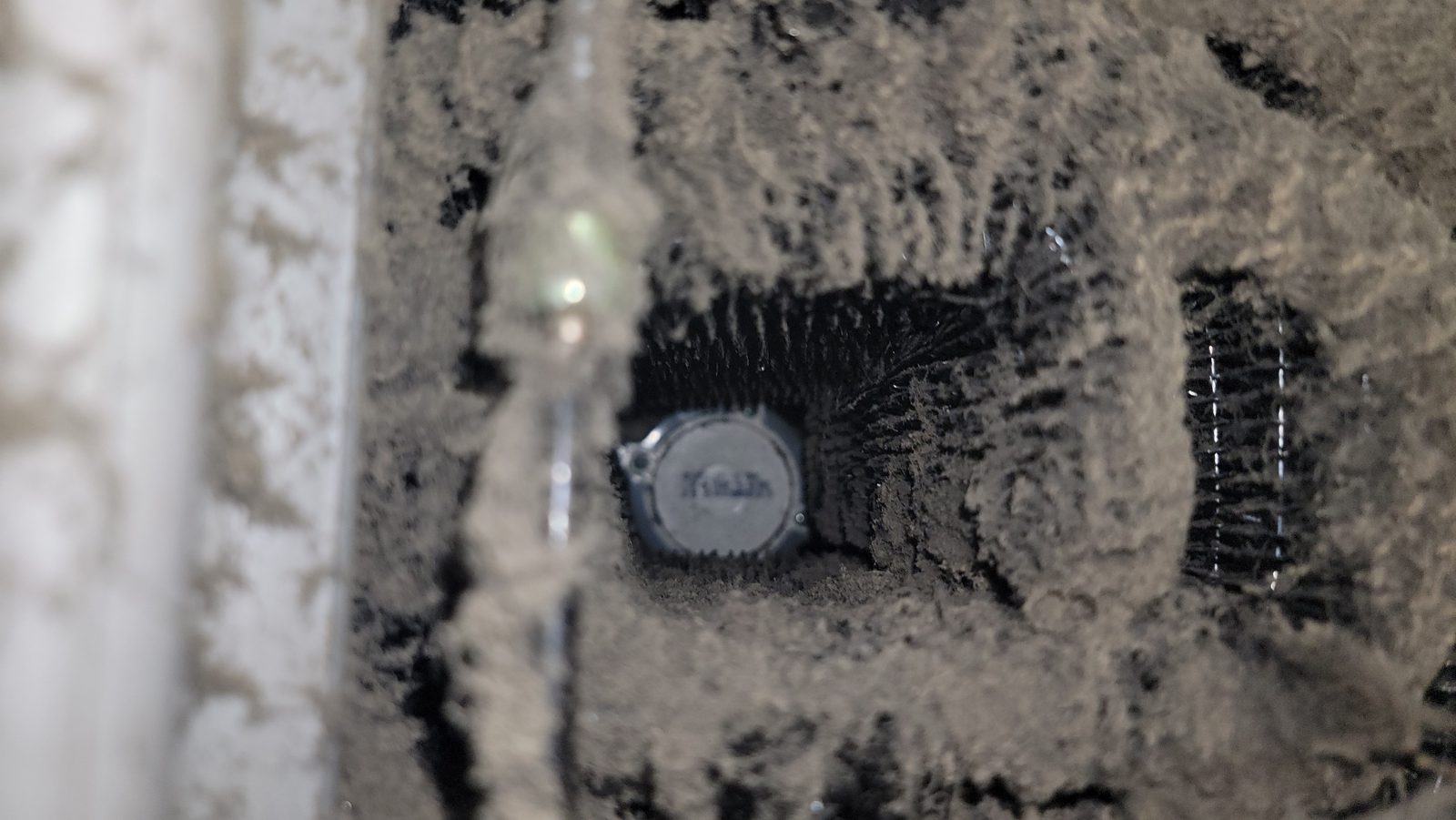 Extremely dirty refrigerator coils