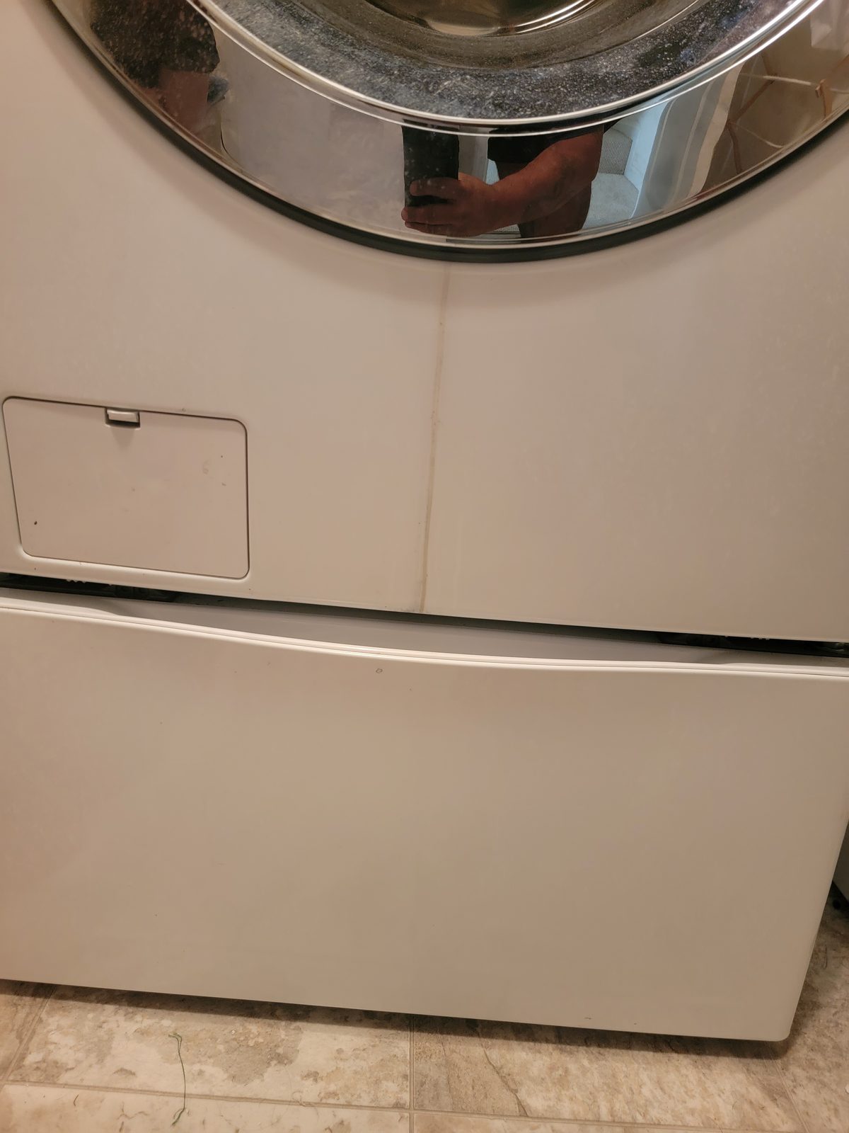 Leaking washing machine seal